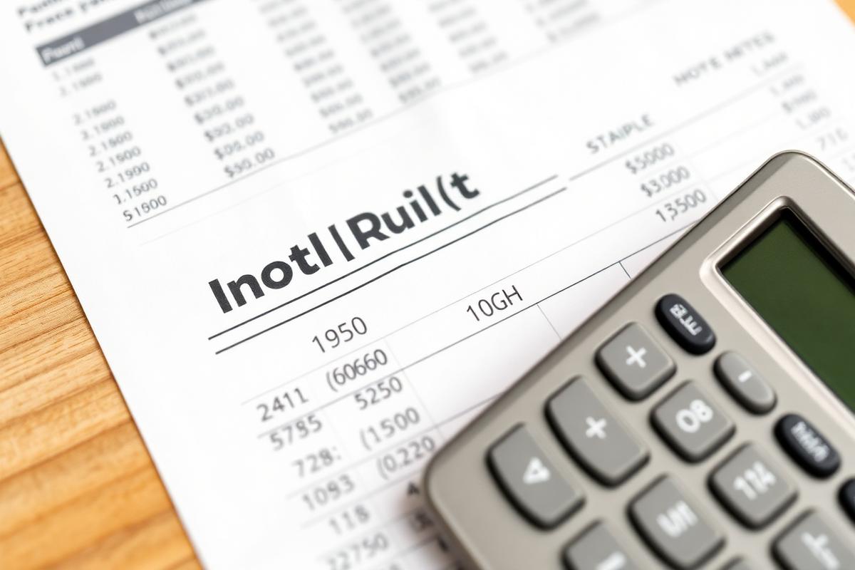 Renter på firmalån – finansdokument med rentesatser og kalkulator for bedriftslån